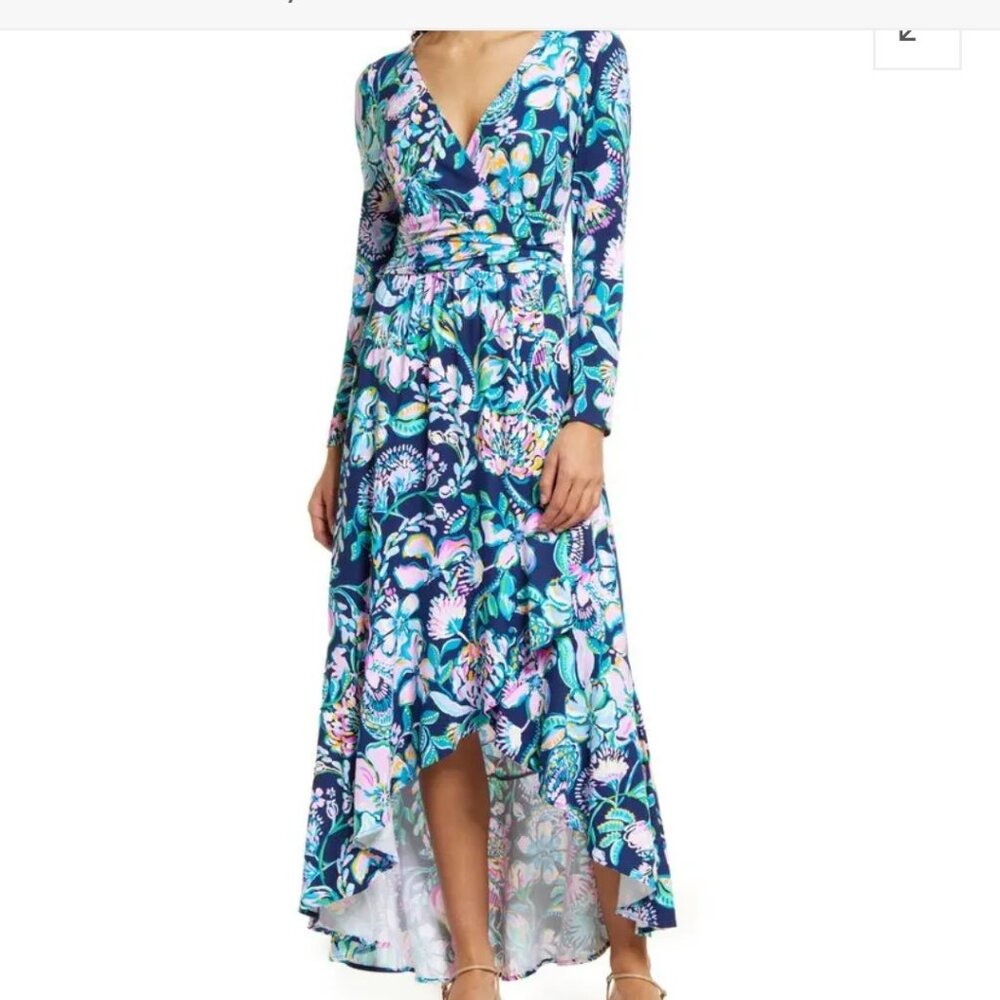 Lilly Pulitzer Montague Maxi Wrap Dress